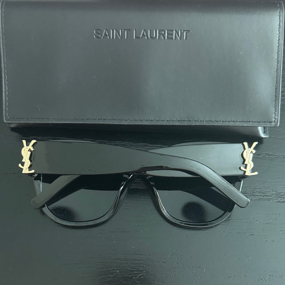 Dark Gray Sunglasses with Case - Picture 2 of 5